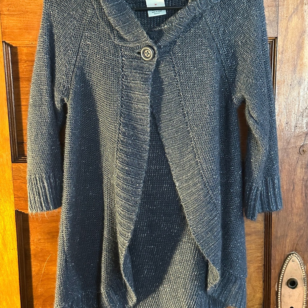 UNIONBAY Charcoal Knit Cardigan
